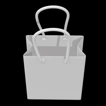 Empty shopping sale bag. Stock Illustration