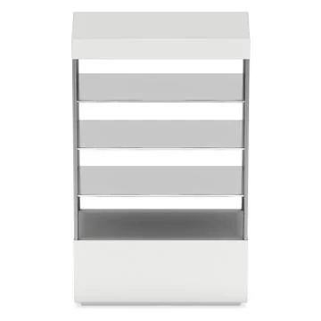 Empty showcase for exhibit. 3d render. 스톡 일러스트