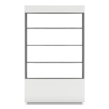 Empty showcase for exhibit. 3d render. Stock Illustration