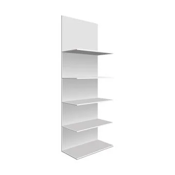 Empty showcase Illustration Illustrazione stock