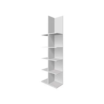 Empty showcase. Illustration isolated on white background Illustrazione stock