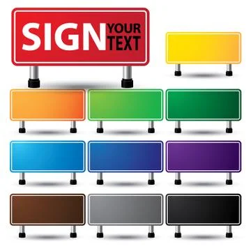 Empty sign Stock Illustration