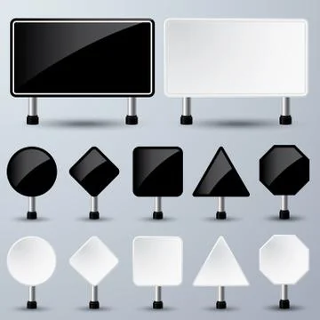 Empty sign paper Stock Illustration