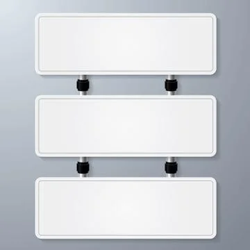 Empty sign paper Stock Illustration