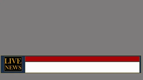 Empty Simple blue,red and yellow colored animated lower third in Alpha Matte . Stock Footage 234119616