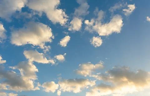 Empty sky cloud 库存照片