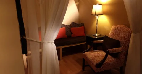 Empty Small Waiting Room Move Right Stock Footage 62765331