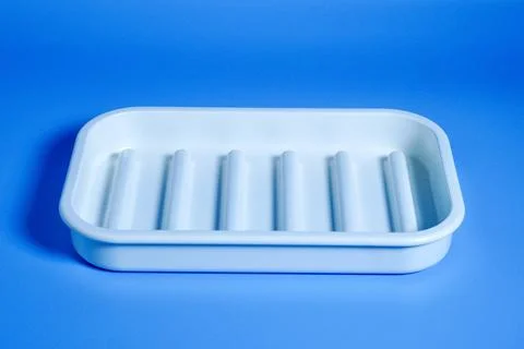 Empty soap tray Stock Photos