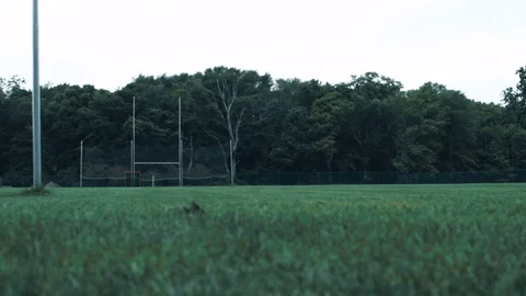 Empty Soccer Field Stock Footage 91301960