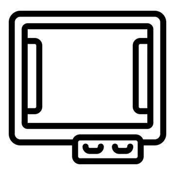 Empty soccer field top view showing touchlines and penalty areas Stock Illustration