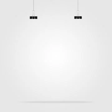 Empty space with clips for a poster, banner Stock Illustration