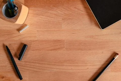 Empty space on a desk Stock-Fotos