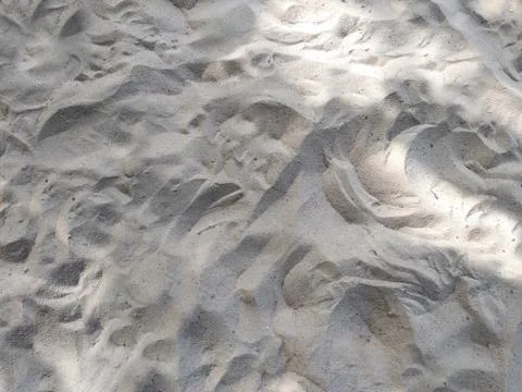 Empty space of a sandy beach.Texture or background Stock Photos