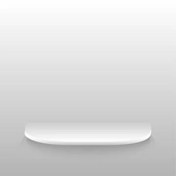 The empty space on the shelf. Eps 10. Stock Illustration