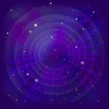 Empty space with stars Stock Illustration