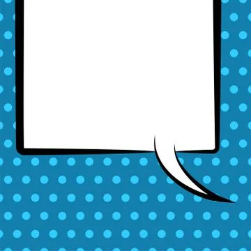 Empty speech bubble Stock Illustration
