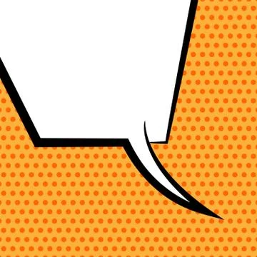 Empty speech bubble Illustrazione stock