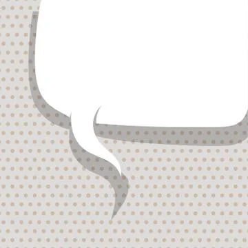 Empty speech bubble Stock Illustration