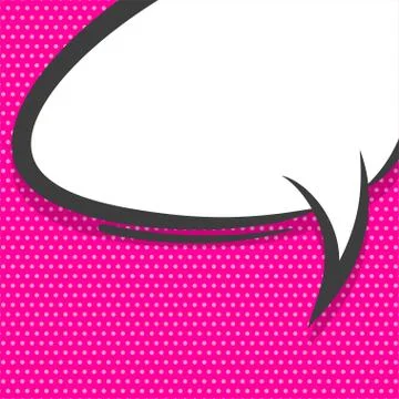 Empty speech bubble Stock Illustration