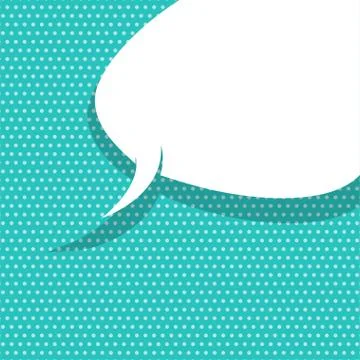 Empty speech bubble Stock Illustration