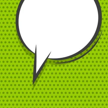 Empty speech bubble Illustrazione stock