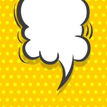 Empty speech bubble Stock Illustration