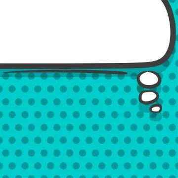 Empty speech bubble Illustrazione stock