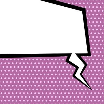 Empty speech bubble Stock Illustration