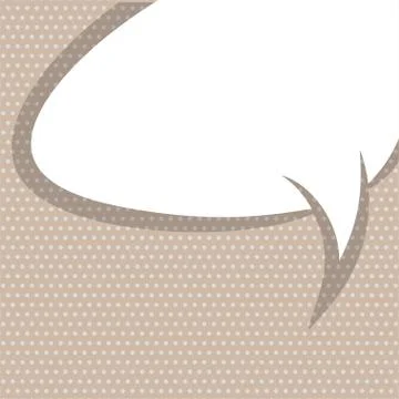 Empty speech bubble Stock Illustration