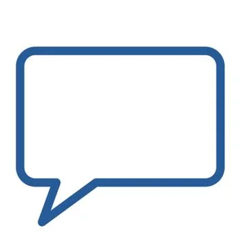 Empty Speech Bubble Stock Illustration