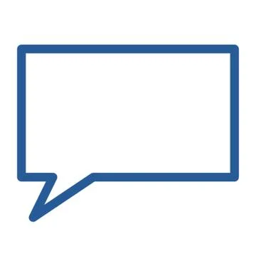 Empty Speech Bubble Illustrazione stock