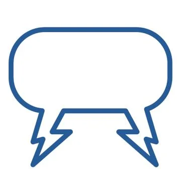 Empty Speech Bubble Stock Illustration