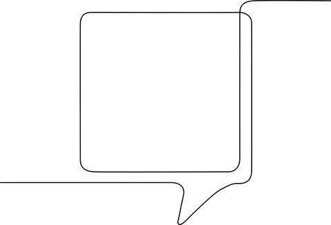 Empty speech bubble Vector Stock Illustration