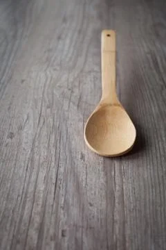 Empty spoon Stock Photos