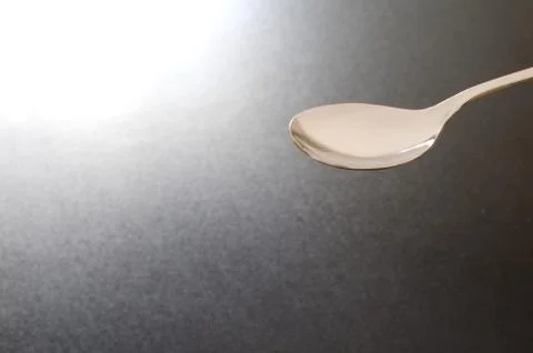 Empty spoon Foto stock