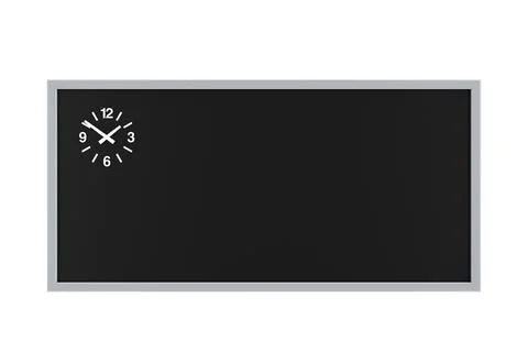 Empty Sport Games Scoreboard with Clock. 3d Rendering Stock Illustration