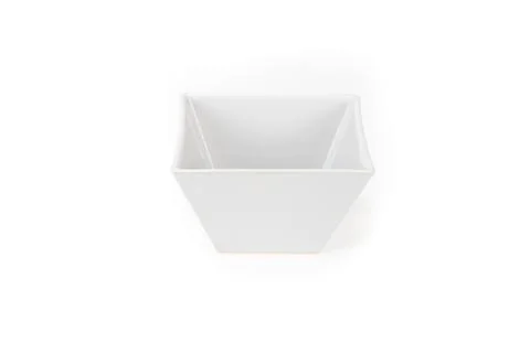 Empty square cone shape bowl Stock-Fotos