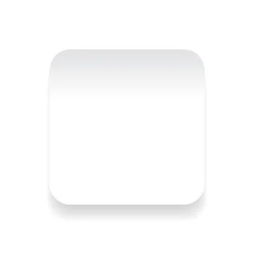 Empty square sticker button Stock Illustration