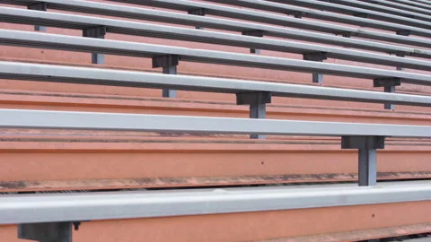 Empty stadium Bleachers Stock Footage 141526315