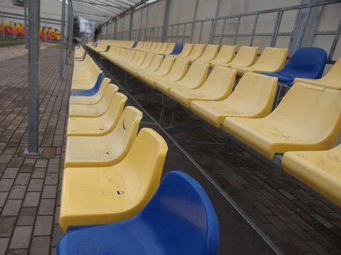 Empty Stadium Seats Stock Photos