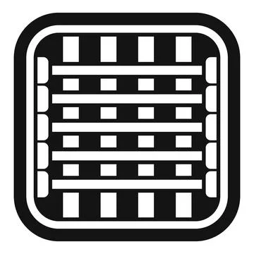 Empty stadium top view showing seats and field for sporting event Stock Illustration