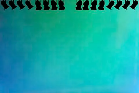 Empty stage backdrop with spots Stock Illustration