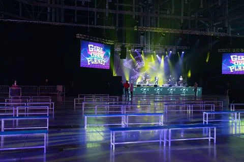 An empty stage Stock-Fotos