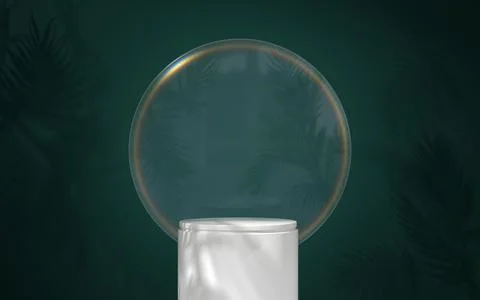 Empty stage in the room. 3d rendering. Stock Illustration