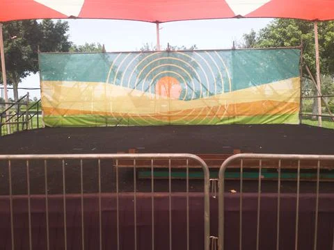 An Empty Stage Before the Show Stock Photos
