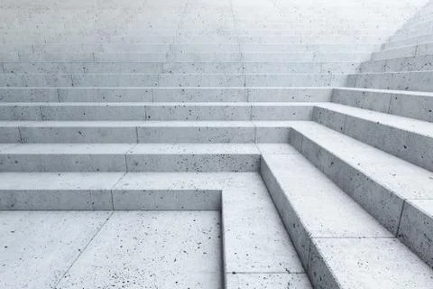 Empty stairs in the city Stock Illustration