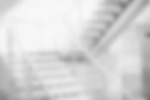 Empty stairs in office building Ilustración de archivo