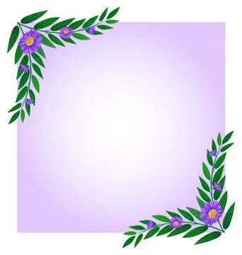 An empty stationery template Illustrazione stock