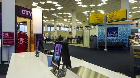 Empty store Stock Photos