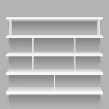 Empty store showcase Stock Illustration